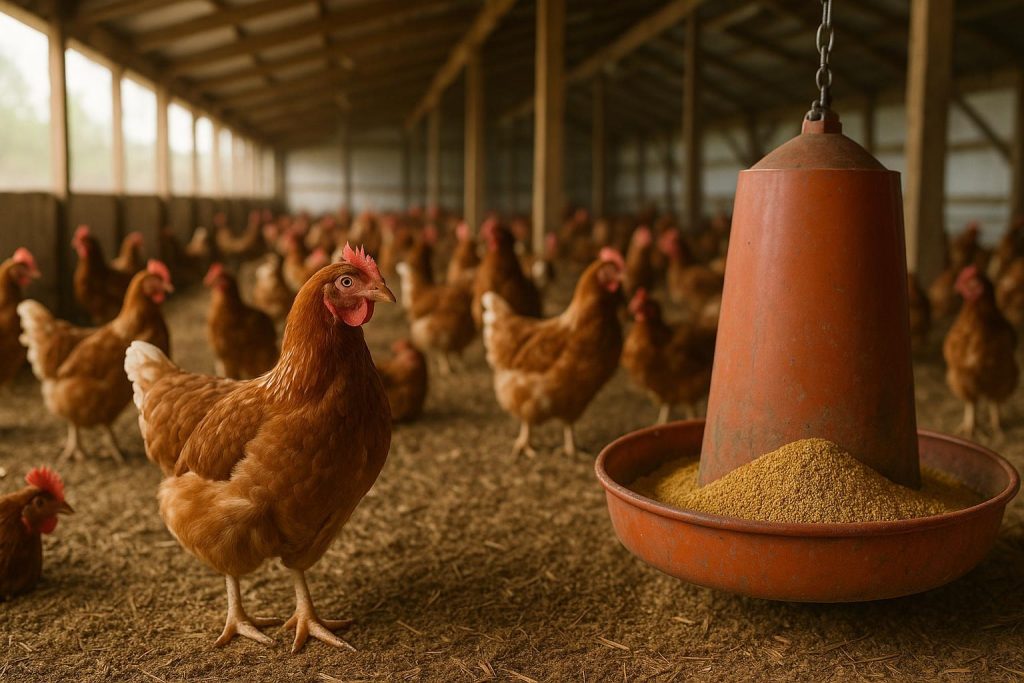 Are there any recommended feeding strategies for poultry with ...