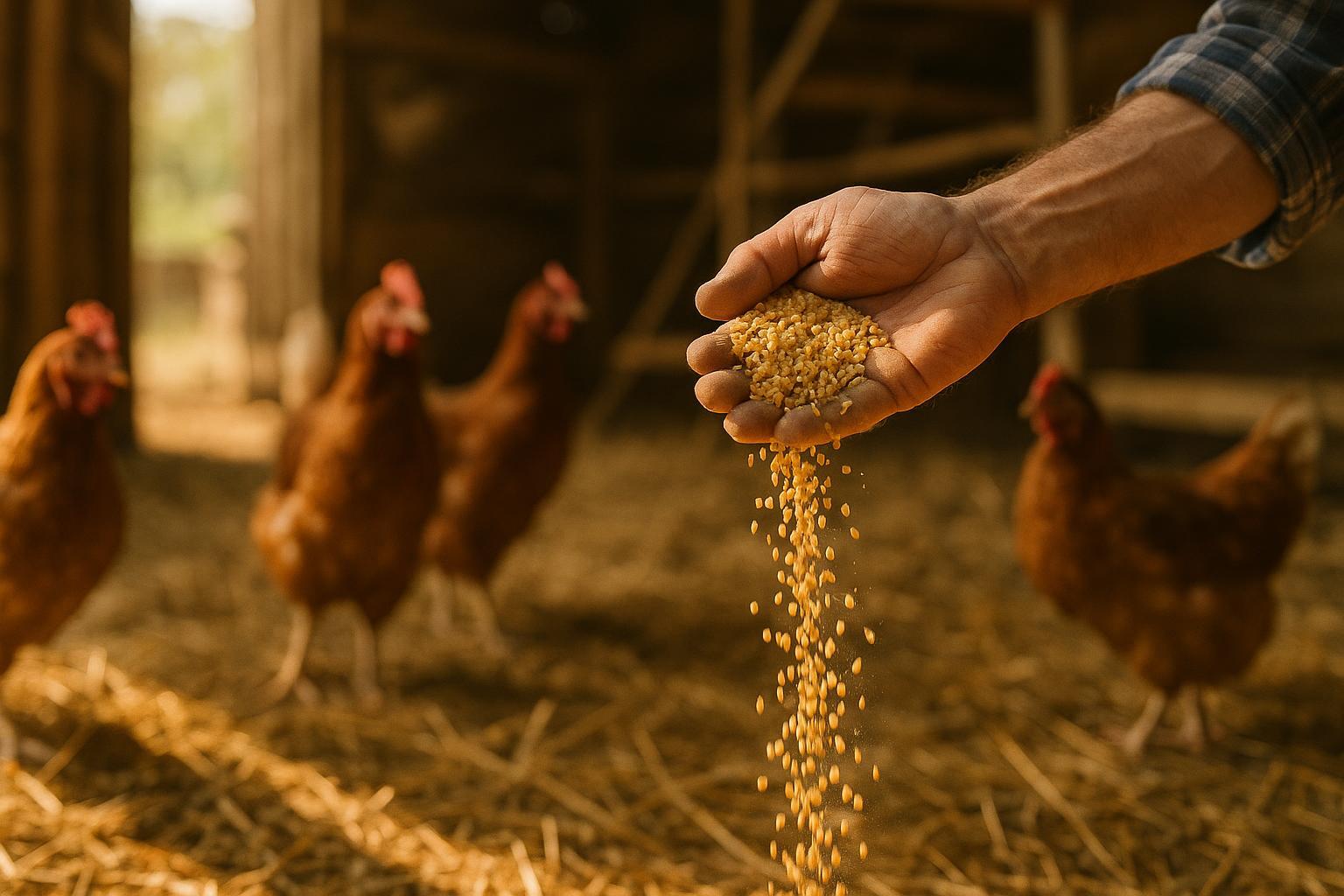 How do free-flowing fats in poultry feed help improve feed efficiency ...